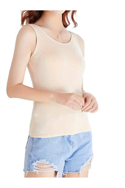 Özten Bamboo Wide Strap Women's Tank Top Ozt505