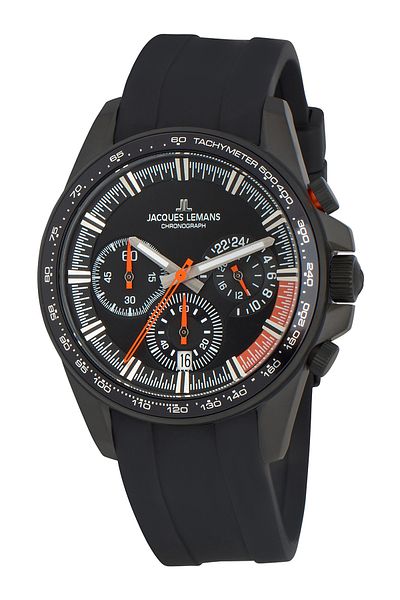 Jacques Lemans Ανδρικό Ρολόι Jacques Lemans 1-2127D, Quartz, 40mm, 10ATM