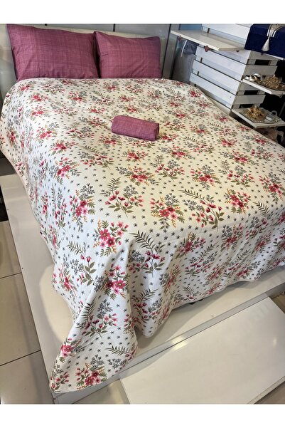 ŞENER HOME Pigeon Patterned Sheet Elastic Single Pique Set