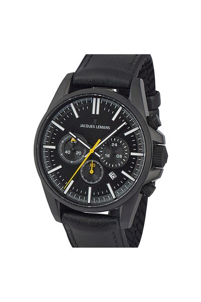 Jacques Lemans Ανδρικό Ρολόι 1-2119b, Quartz, 44mm, 10atm