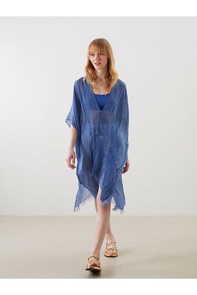 LC Waikiki Lcw Accessories Shawl Collar Women's Kimono