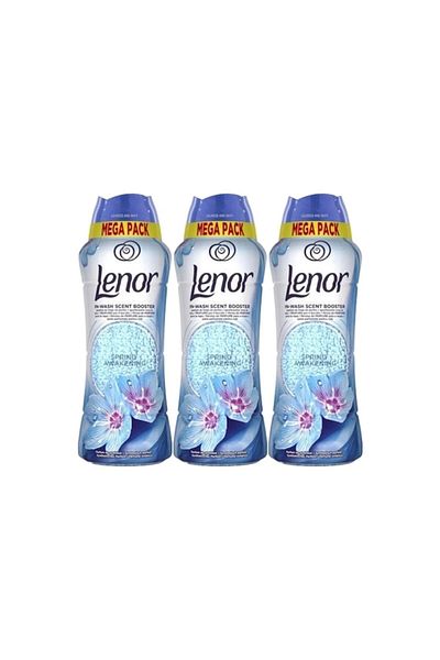 lenor Set 3 x Lenor Balsam Rufe Perle 570G Spring Awakening, mega pack, ingrijire delicata a tesaturilor,