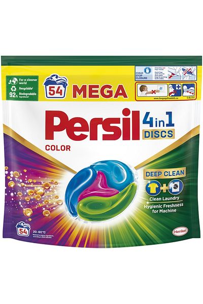 Persil Persil Discs Color laundry detergent capsules, 54 washes