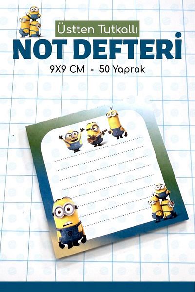 t tuğset etiket Note Pad Memo Pad Notepad Notepad Notepad Homework Notebook 9X9 Cm-T1392