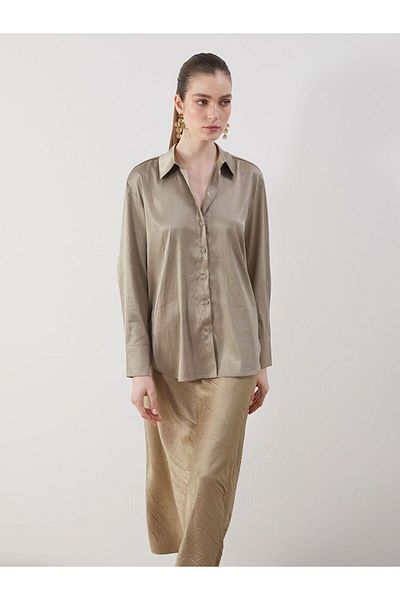 LC Waikiki Koszula damska LCWAIKIKI Classic Loose Fit