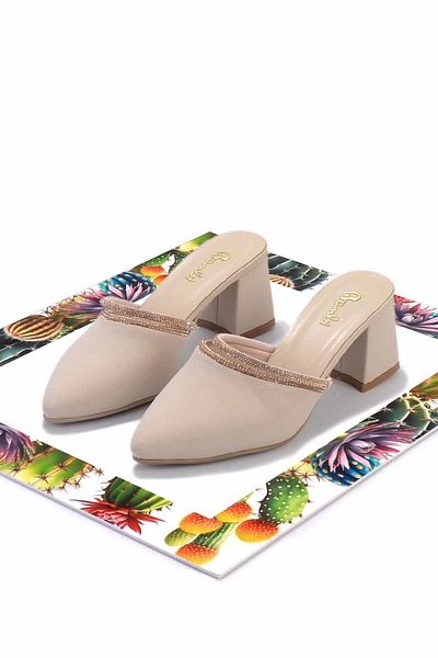 Bambi Beige Women's Slippers K04233007304