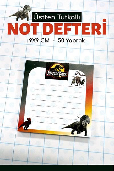 t tuğset etiket Note Pad Memo Pad Notepad Notepad Notepad Homework Notebook 9X9 Cm-T1392