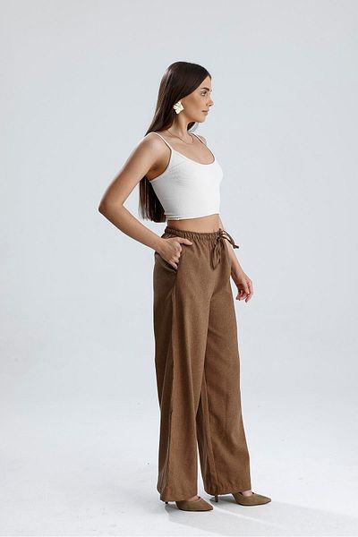 VAPUR TEKSTİL Elastic Waist Side Pocket Trousers