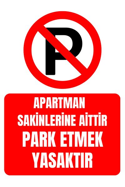Girl Power 35 X 50 Apartment Belongs to Residents Parking Is Prohibited Foil Printing Sticker Warning Sign