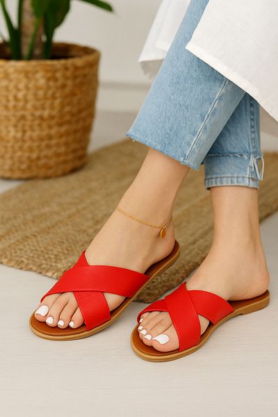 Lurji Γυναικείες καθημερινές παντόφλες Dowry Bundle Guest Sea Home Beach Vacation Slippers