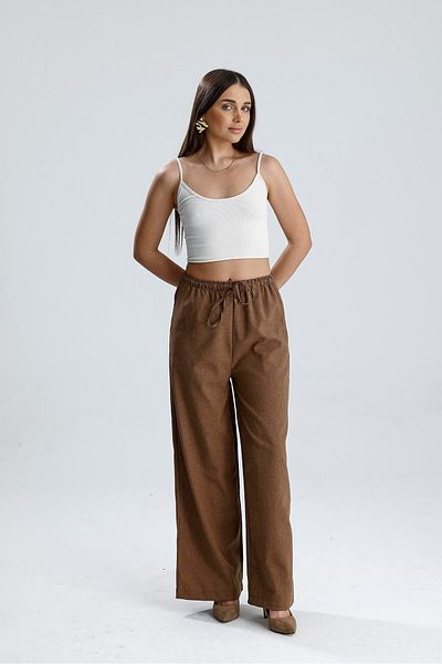 VAPUR TEKSTİL Elastic Waist Side Pocket Trousers