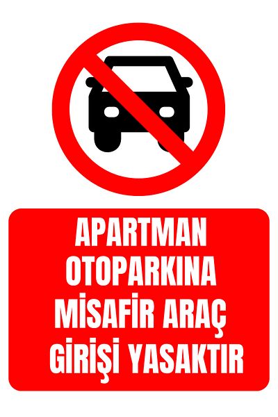Girl Power 35 X 50 Apartment Parking Lot Guest Vehicle Entry Prohibited Foil Printing Sticker Warning Sign