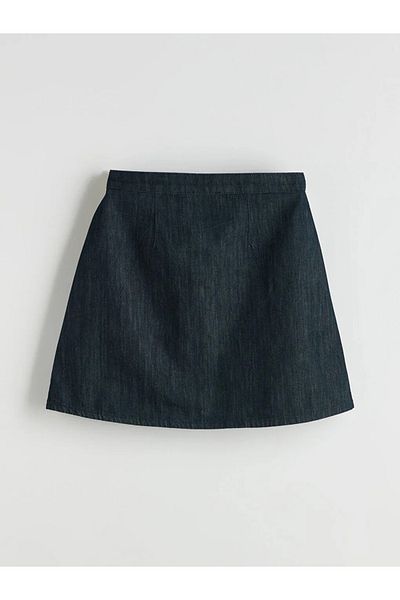 LC Waikiki Natuvera Indigo Standard Fit Mini Jean Skirt