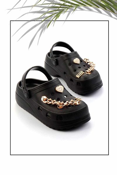 Bambi Black Women's Slippers K04447012959