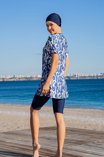 Ruko Maio RUKOMAYO ΜΑΥΡΟ ΜΕ ΣΧΕΔΙΟ ΜΕ ΜΙΑΜΙΣΤΗ ΜΑΝΙΚΙΑ LYCRA (ΑΝΤΙΝΕΡΩΤΙΚΟ ΚΑΙ ΓΡΗΓΟΡΟ ΣΤΕΓΝΩΜΑ) ΥΦΑΣΜΑ ΜΑΓΙΟ ΜΕ ΜΙΑΜΙΣΤΗ ΣΤΕΓΝΩΜΑ