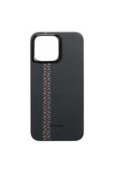 PITAKA Husa MagEZ 4 Aramida 600D iPhone 15 Plus, MagSafe Rhapsody
