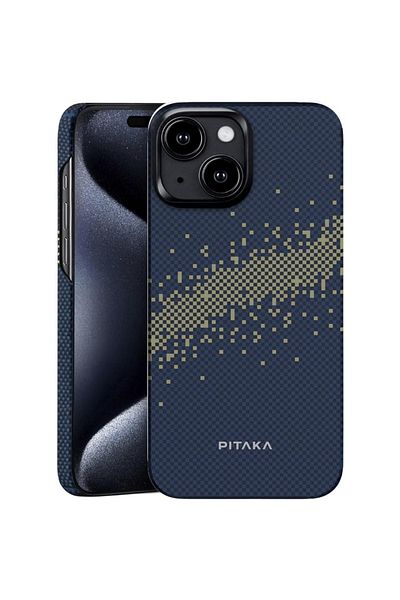 PITAKA Case MagEZ 4 StarPeak Milky Way 1500D, Aramid MagSafe iPhone 15 Plus