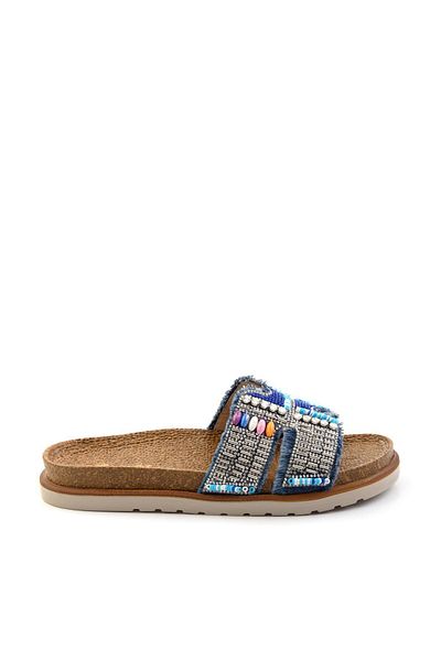 Bambi Denim Blue Women's Slippers K04823120887