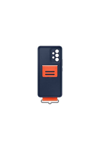 Samsung Original Galaxy A53 5g Silicone Cover With Strap Navy