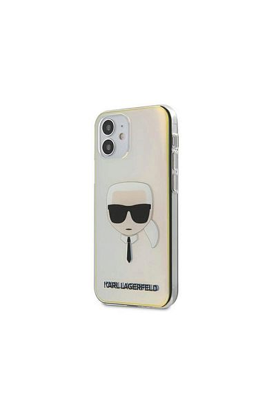 Karl Lagerfeld Iphone 12 Mini Iridescent Karl's Head Multicolor case