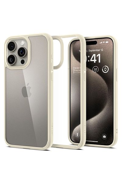 Spigen Case Ultra Hybrid Iphone 15 Pro Sand Beige