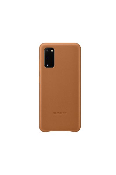 Samsung Husa Originala Galaxy S20 Leather Cover Brown
