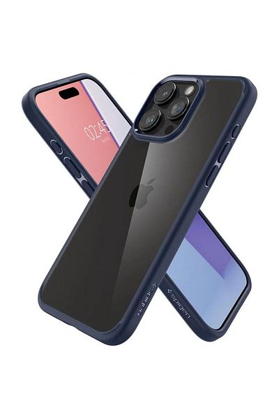 Spigen Spigen Husa Ultra Hybrid iPhone 15 Pro Max Navy Blue