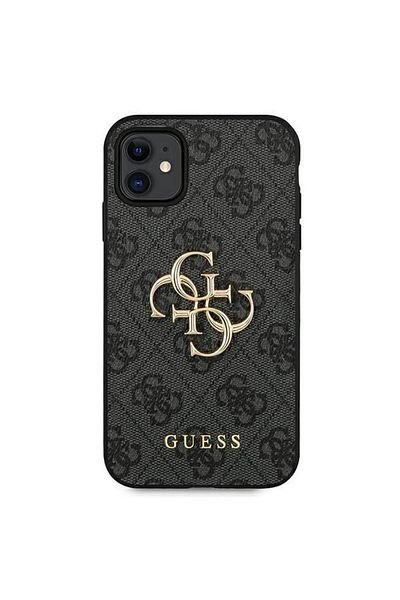 Guess Case Pu 4g Metal Logo Iphone 11 Gray