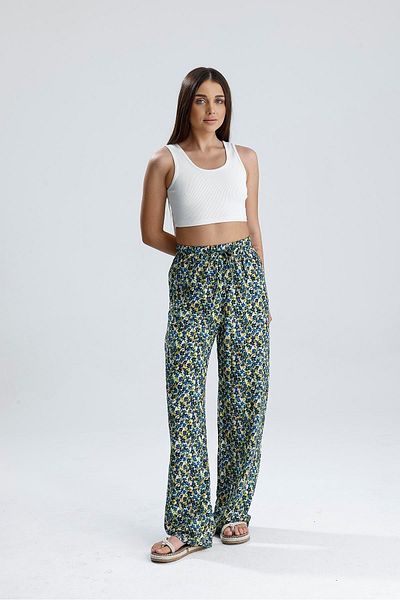 VAPUR TEKSTİL Floral Patterned Trousers