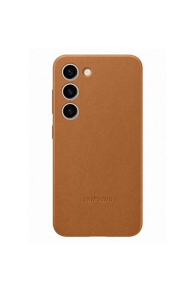 Samsung Husa Originala Leather Cover Galaxy S23 Camel