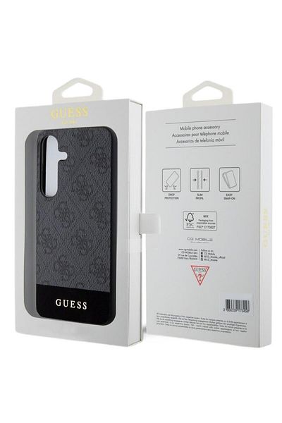 Guess Case 4g Stripe Logo Samsung Galaxy S24 Plus Gray