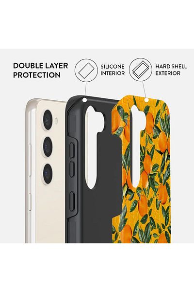 BURGA Dual Layer Orange Lemonade Samsung Galaxy S23 case