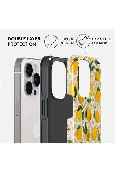 BURGA Dual Layer Lemon Juice iPhone 15 Pro case