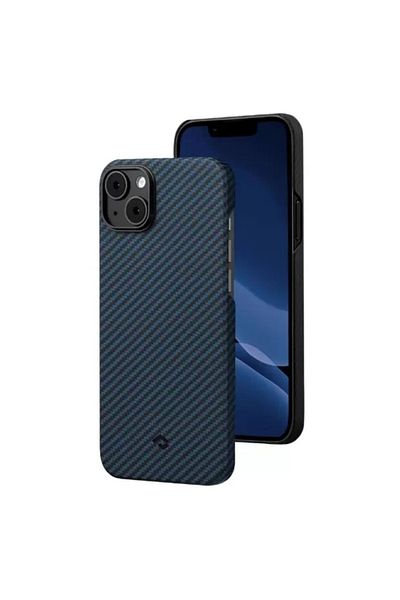PITAKA MagEZ 3 Aramid 1500D iPhone 14 Plus MagSafe Case Blue