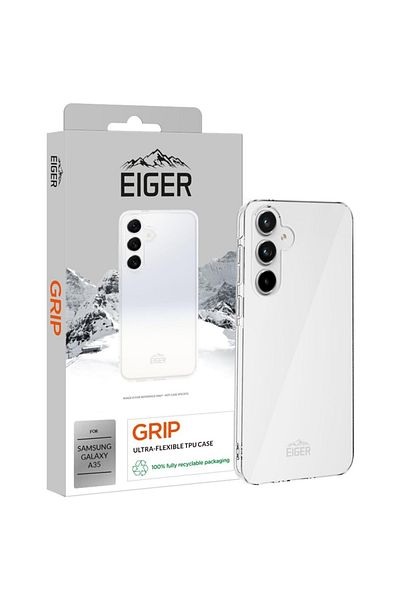 EIGER Grip cover Samsung Galaxy A35 Clear