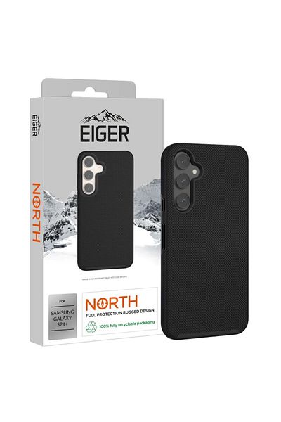 EIGER Cover North Case Samsung Galaxy S24 Plus Black