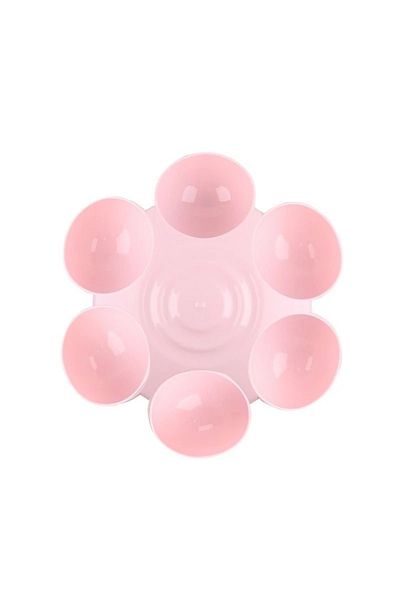 TaoTaoPets Flower-Shaped Cat Food Bowl with 6 Feeding Stations