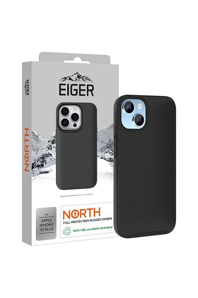 EIGER Husa North Case iPhone 15 Plus Black