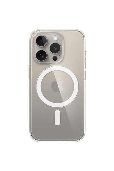 Apple Husa Originala iPhone 15 Pro, MagSafe, Clear