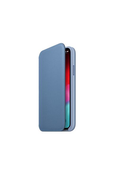 Apple Husa Original Iphone X / Xs Leather Folio Cornflower