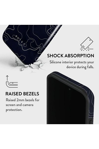 BURGA Husa Dual Layer Drifting Shores Line Art iPhone 15 Pro
