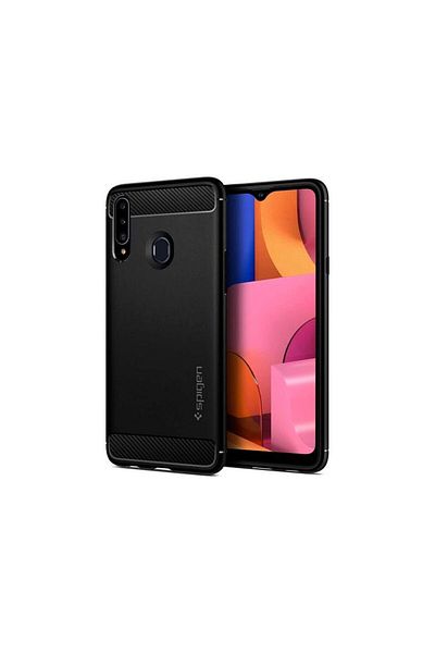 Spigen Samsung Galaxy A20s Rugged Armor Matte Black case