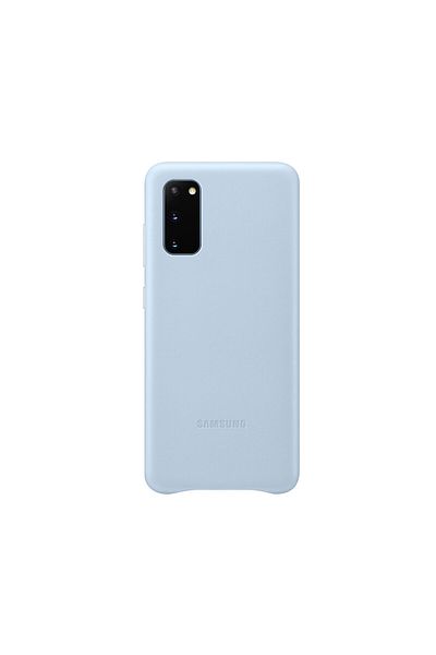 Samsung Husa Originala Galaxy S20 Leather Cover Sky Blue