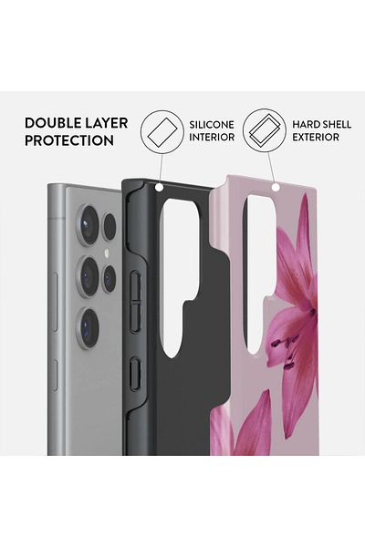 BURGA Husa Dual Layer Fragile Beauty Samsung Galaxy S24 Ultra