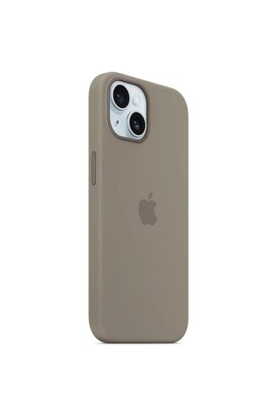 Apple Original iPhone 15 Silicone Case, Magsafe, Clay