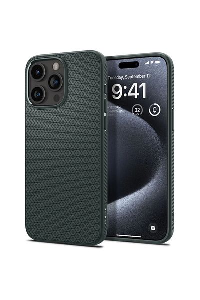 Spigen Case Liquid Air Iphone 15 Pro Max Abyss Green