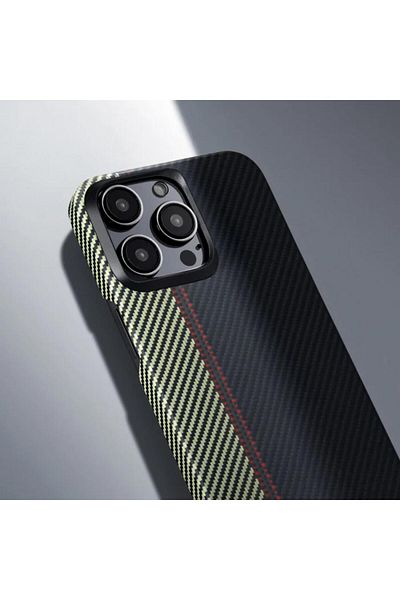 PITAKA Magez 4 Aramid 600d Iphone 15 Pro Max case, Magsafe Overture