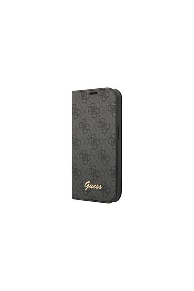 Guess Case Book Iphone 14 4g Metal Camera Outline Black