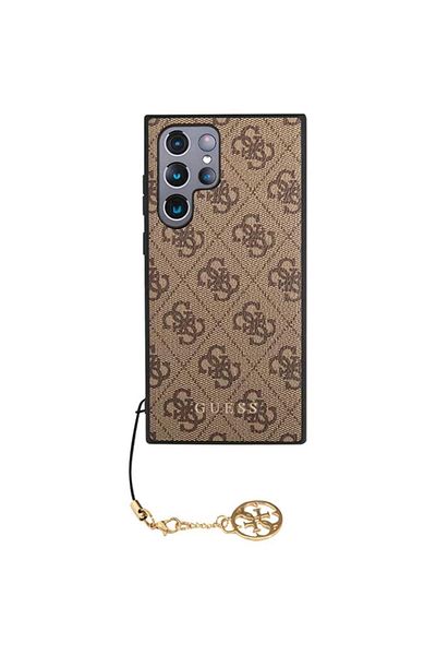 Guess Case 4g Charms Samsung Galaxy S23 Ultra Brown