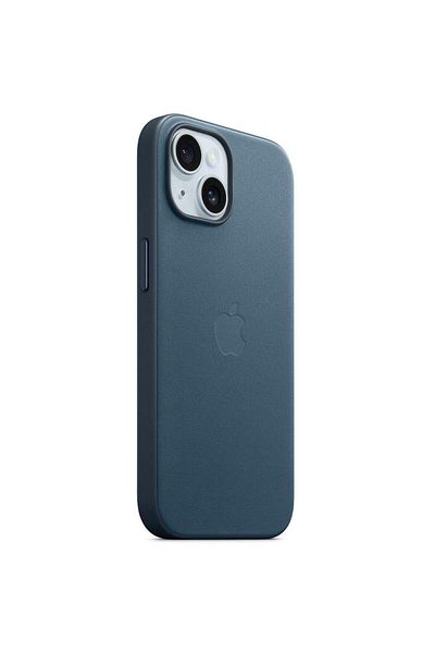 Apple Husa Originala Finewoven Iphone 15 Plus, Magsafe, Pacific Blue